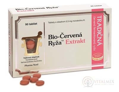 Bio-Červená Rýže Extrakt tbl s monakolínem K 1x90 ks