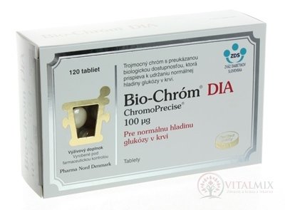 BIO-CHROM DIA 100 mikrogramů tbl 1x120 ks