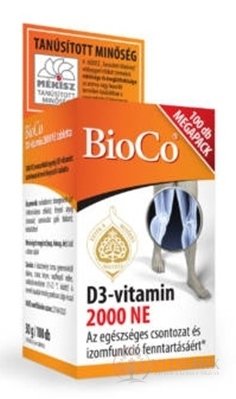 Biocel Vitamin D3 2000 NE tbl 1x100 ks