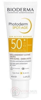 BIODERMA Photoderm SPOT-AGE SPF 50+ gel - krém (inov.2022) 1x40 ml