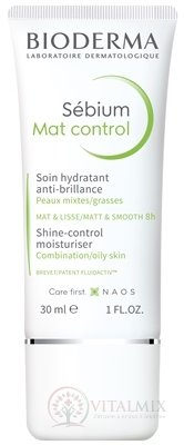 BIODERMA Sébium Mat Control zmatňující hydratační krém 1x30 ml