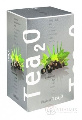 Tea2O Černá ríbezl&#39;a &amp; Acai ovocno-bylinná směs 20x2,5 g (50 g)