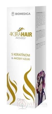 BIOMEDICE 4KƎRAHAIR Aktivátor s keratinem &amp; Jaksky Azuki 1x210 ml