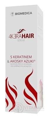 BIOMEDICE 4KƎRAHAIR Sérum s keratinem &amp; Jaksky Azuki 1x210 ml