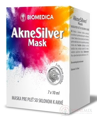 BIOMEDICE AkneSilver Mask maska pro pleť se sklonem k akné 7x10 ml