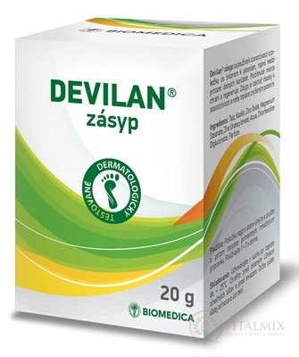 BIOMEDICE DEVILAN zásyp (inov.2022) 1x20 g