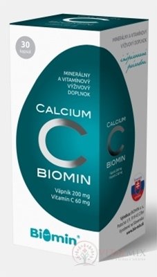 BIOMIN CALCIUM S VITAMINEM C cps 1x30 ks