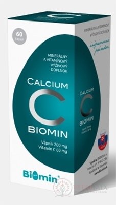 BIOMIN CALCIUM S VITAMINEM C cps 1x60 ks