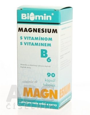BIOMIN MAGNESIUM S VIT B6 cps 1x90 ks
