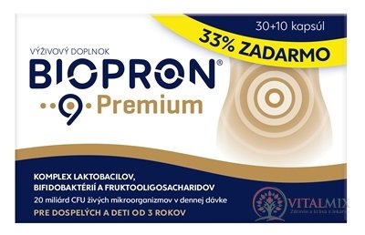 BIOPRON 9 Premium cps 30 + 10 (33% zdarma) (40 ks)