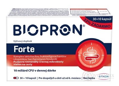 BIOPRON Forte cps 30 + 10 (33% zdarma) (40ks)