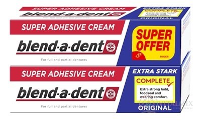 blend-a-dent EXTRA STARK ORIGINAL Duo pack (super fixační dentální krém) 2x47 g