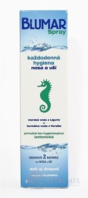 BLUMAR Spray izotonický roztok na hygienu nosu a uší, sprej 1x100 ml