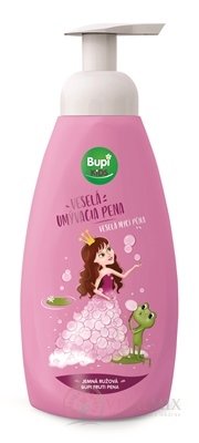 BUPI KIDS Veselá mycí pěna jemná růžová 1x500 ml