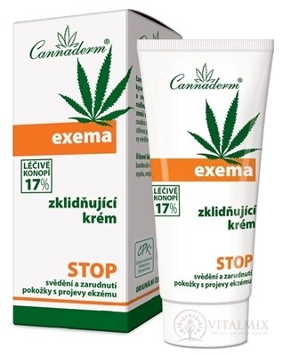 Cannaderm exémy zklidňující krém na ekzémy 1x50 g