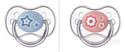 Canpol Babies Utišující dudlík Newborn baby (0-6m) A, silikon, kulatý, 1x1 ks