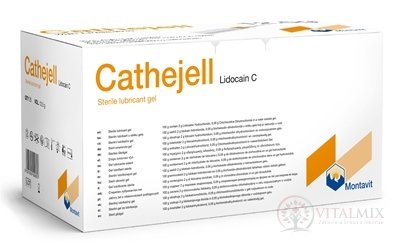 CATHEJELL LIDOCAIN C gel Urt (Lidokainová kapky 12,5 g) 1x25 ks