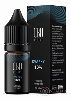 CBD Vinca kapky 10% 1x10 ml