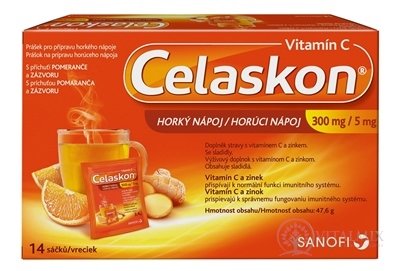 Celaskon horký nápoj (300 mg / 5 mg) 1x14 kapes