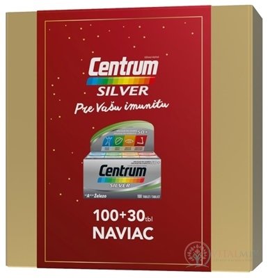 Centrum Silver (Vánoční balení) tbl (inů. 2020) 100 + 30 navíc (130 ks)