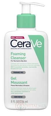 CeraVe ČISTICÍ pěnivý gel pro normální až mastnou pleť (MB094600) 1x236 ml