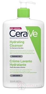 CeraVe HYDRATAČNÍ ČISTICÍ EMULZE na normální až suchou pokožku 1x1 l