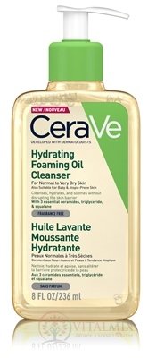 CeraVe HYDRATAČNÍ ČISTICÍ PĚNIVÝ OLEJ pro normální až velmi suchou pokožku, s pumpičkou 1x236 ml