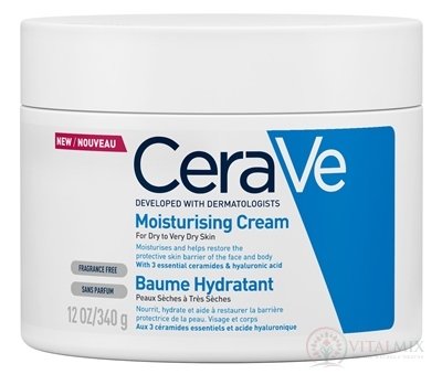 CeraVe HYDRATAČNÍ KRÉM na suchou až velmi suchou pokožku (MB112200) 1x340 g