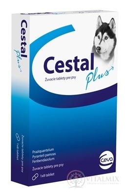 CESTAL PLUS žvýkací tablety pro psy 1x8 ks