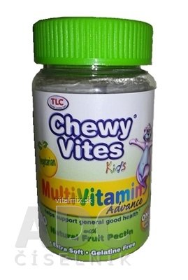 Chew Vites Kids Multivitamin Advance pektinové medvídci 1x30 ks