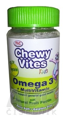 Chew Vites Kids Omega 3 + Multivitamin pektinové medvídci 1x30 ks