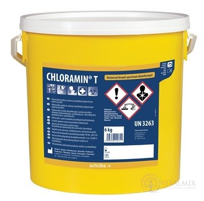 Chloramin T práškový dezinfekční prostředek v PE kbelíku 1x6 kg