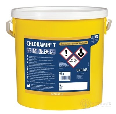 Chloramin T práškový dezinfekční prostředek v PE kbelíku 1x6 kg
