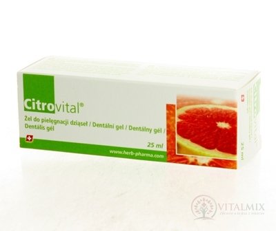 Citrovital Dentální gel gel pro dospělé 1x25 ml
