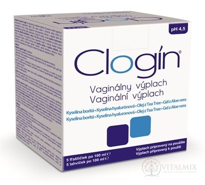 CLOGIN vaginální výplach sol vag (inov.2021) 5x100 ml