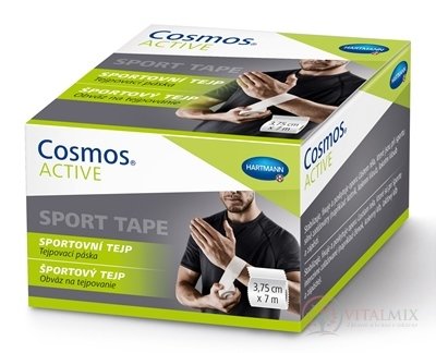 Cosmos ACTIVE Sportovní tejp bílý (3,75cm x 7m) 1x1 ks