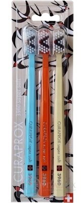 CURAPROX CS 3960 supersoft Vlaštovičí edice zubní kartáček (2+1) 1x3 ks