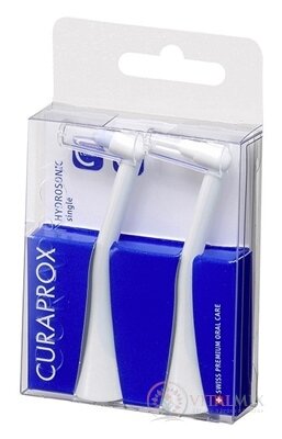 CURAPROX HYDROSONIC ortho SINGLE hydrosonická náhradní hlavice 1x2 ks
