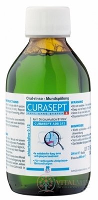 CURASEPT ADS 212 ústní voda 0,12% 1x200 ml