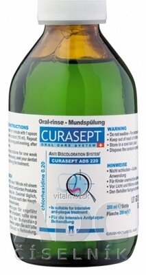 CURASEPT ADS 220 ústní voda 0,2% 1x200 ml