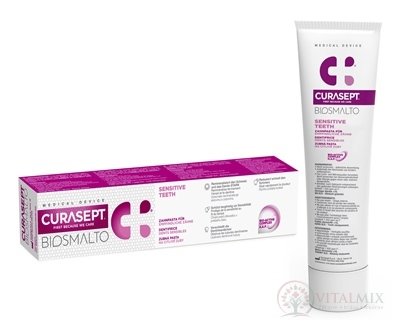 CURASEPT BIOSMALTO SENSITIVE TEETH zubní pasta pro citlivé zuby 1x75 ml