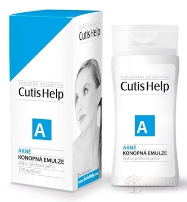 CutisHelp AKNÉ konopná čistící emulze 1x100 ml