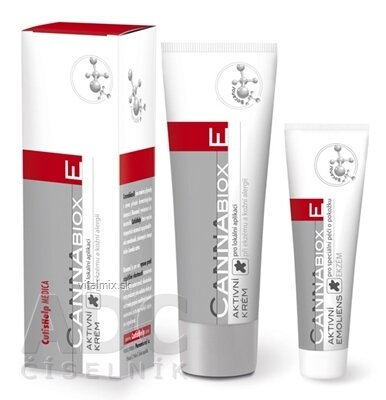 CutisHelp CANNABIOX - E aktivní krém při ekzému a kožní alergii 50 ml + DÁREK emoliens 15 ml, 1x1 set