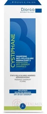 Cystiphane BIORGA S NORMALIZUJÍCÍ šampon proti lupům 1x200 ml