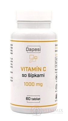 Dapesi VITAMIN C se šipkami 1000 mg tbl 1x60 ks