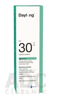 Daylong Sensitive SPF 30 gel - spray 1x150 ml