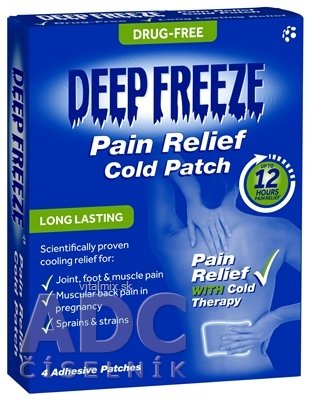Deep Freeze Pain Relief Cold Patch chladivá náplast 1x4 ks