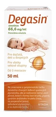 Degasin Simetikon 66,6 mg/ml perorální emulze 1x50 ml