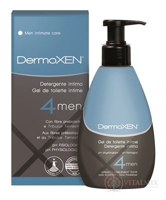 DermoXEN 4 men intimní čistící gel pro muže 1x125 ml