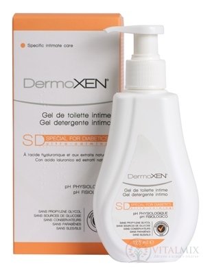 DermoXEN SD ultra-calming intimní čisticí gel pro diabetiky 1x125 ml